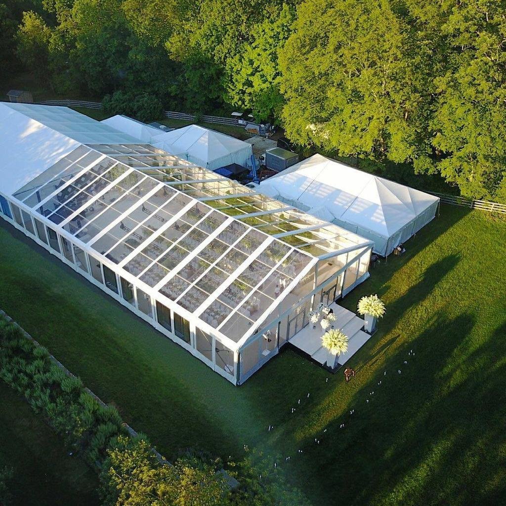 Application of Aluminium Hangers and Tent