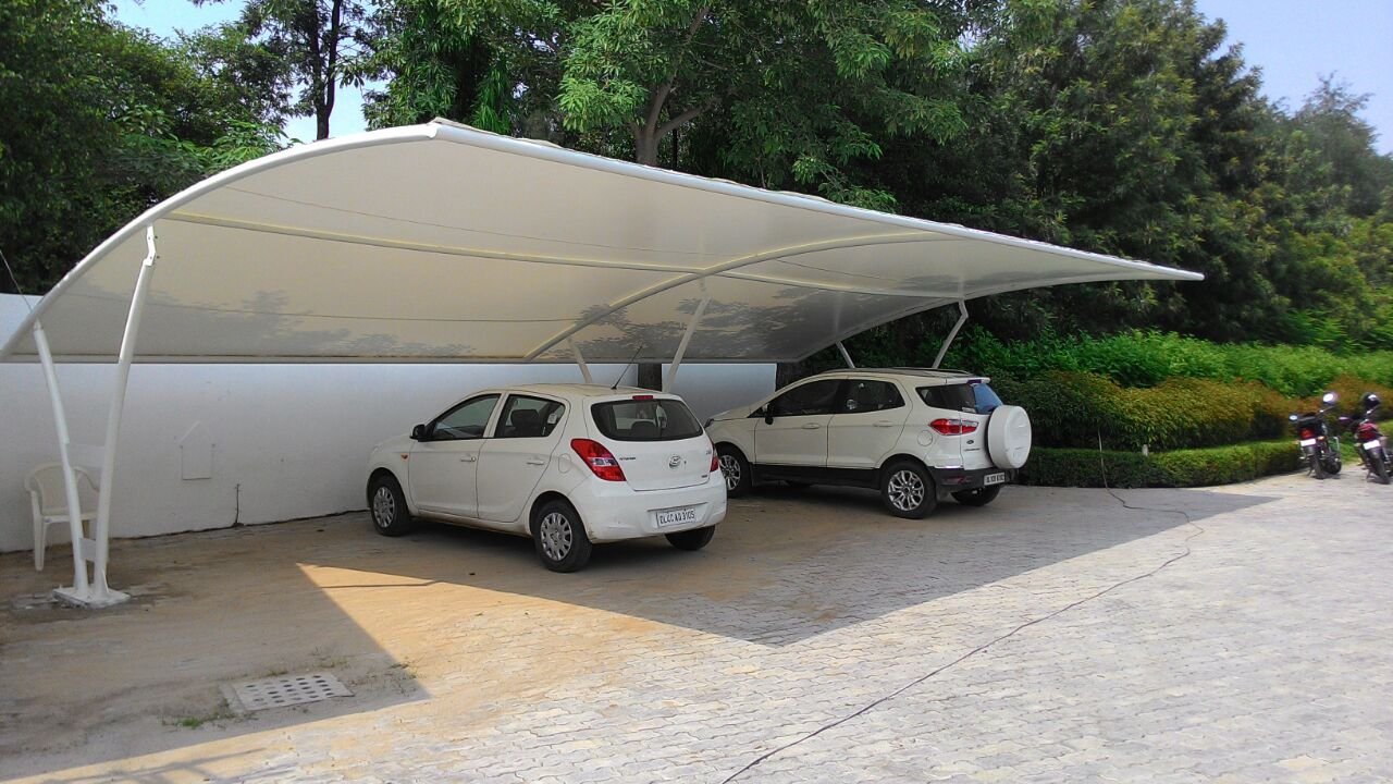 Disadvantages of Awning Canopies Car Parking Shades Manufacture and suppliers Mumbai India