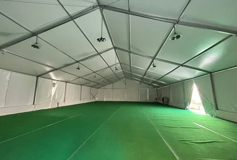 Application of Aluminium Hangers and Tent