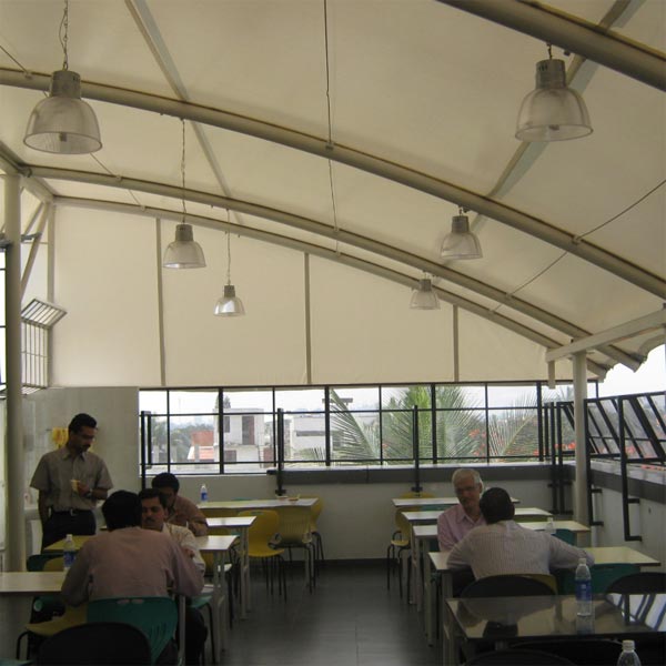 Translucent membranes provide natural lighting