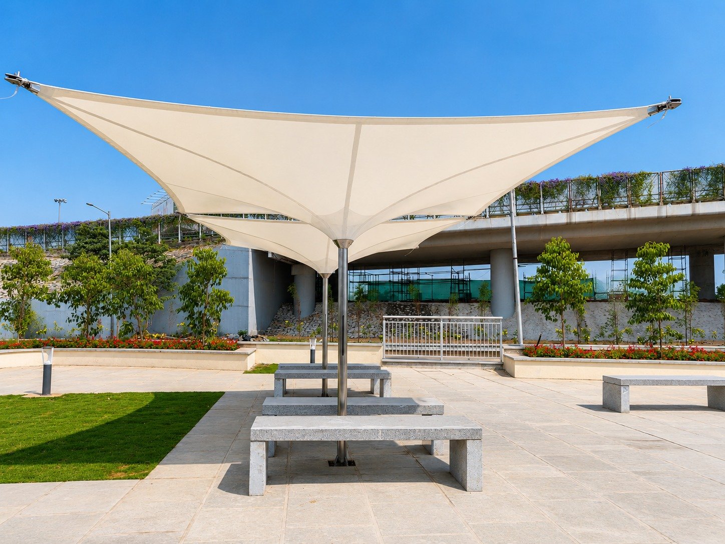 Types of Fabric Material for Tensile Structures